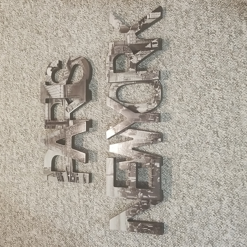 Paris and New York Wall Signs